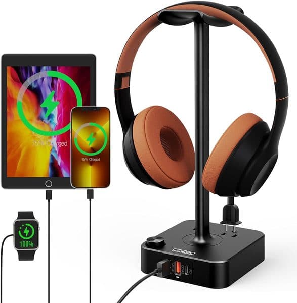 CoZoo Headphone Stand with Charger