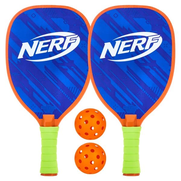 NERF 2 Player Pickleball Paddle Set