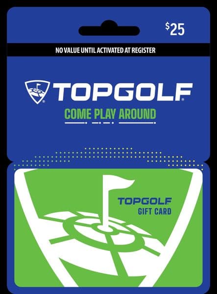 Topgolf $25 Gift Card