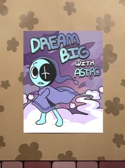 Dandy's World Astro Poster, 11 x 14 Inch