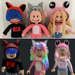 Crochet Roblox Avatar Doll, Made to Order