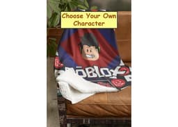 Roblox Avatar Sherpa Blanket, Personalized