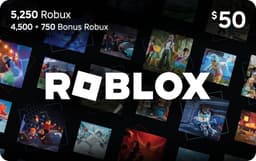 Roblox Digital Gift Card, 5,250 Robux