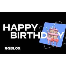 Roblox $25 eGift Card, Happy Birthday Design