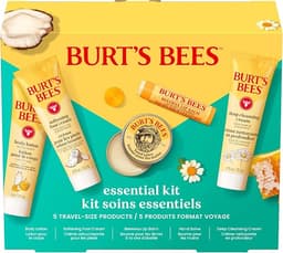 Burt's Bees Essentials Kit Gift Set, 5 Travel Size Products