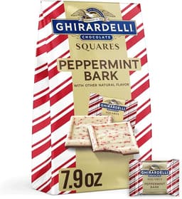 Ghirardelli Peppermint Bark Chocolate Squares, 7.9 oz