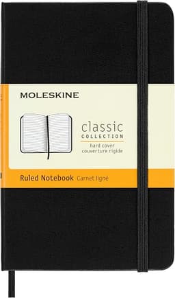 Moleskine Classic Notebook, Hard Cover, Pocket