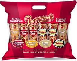 Popcornopolis Assorted 4-Flavor Popcorn Variety Pack