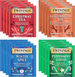 Twinings Christmas Holiday Variety Tea Bag Pack