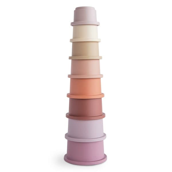 Mushie Stacking Cups (Petal)
