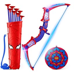 Spider-Themed LED Bow & Arrow Set
