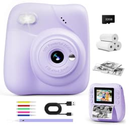 CAMCLID Kids Instant Print Camera