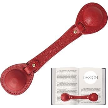 VANTOO Leather Weighted Book Page Holder