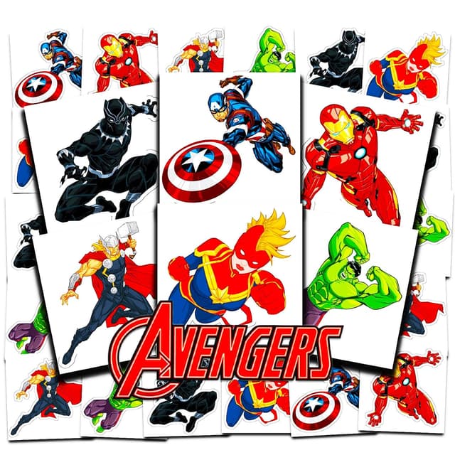 Avengers Temporary Tattoos (70+ Pieces)