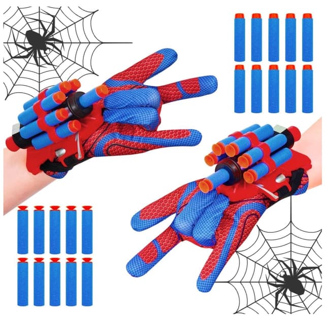 Spider Web Shooter Gloves