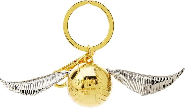 Monogram International Harry Potter Golden Snitch Pewter Keyring