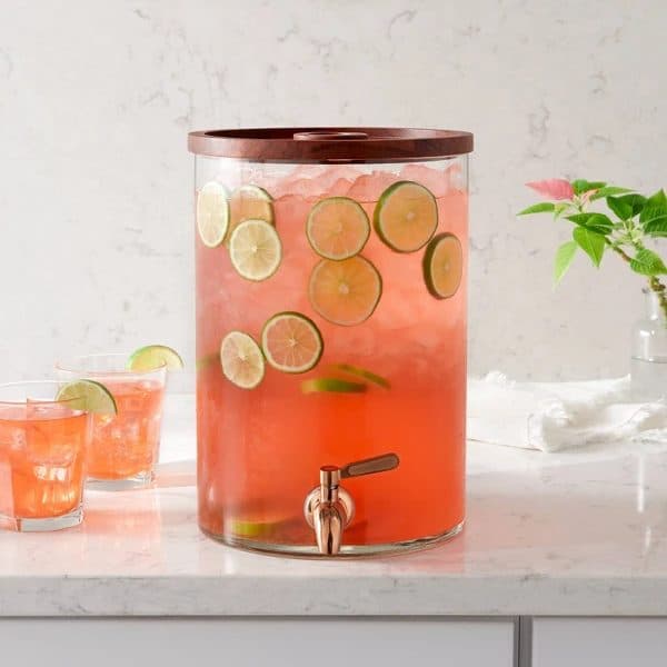 2-gal glass beverage dispenser