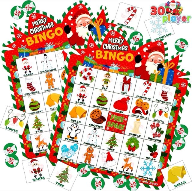 Christmas bingo