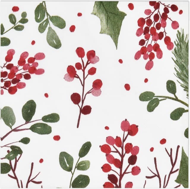 Christmas cocktail napkins