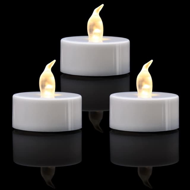 Flameless LED tea lights