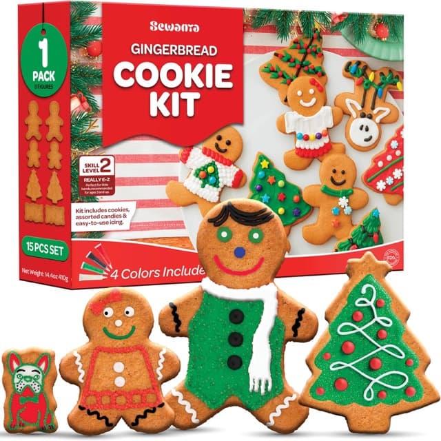 Gingerbread cookie decorating kit