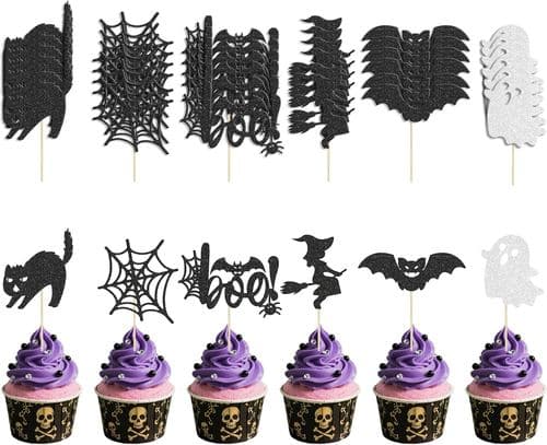 Halloween cake toppers