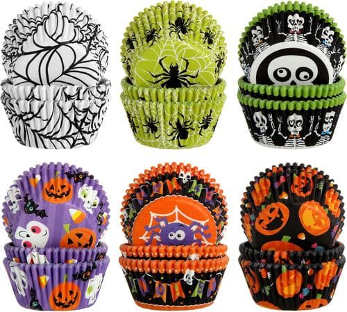 Halloween cupcake liners