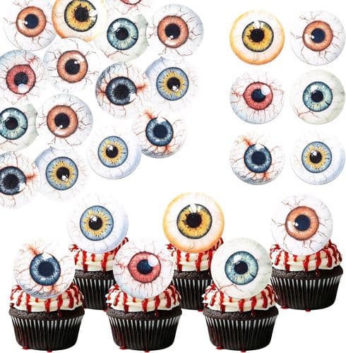 Edible googly eyes