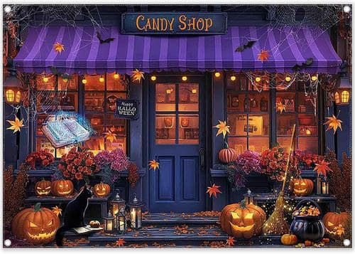 Halloween photo backdrop