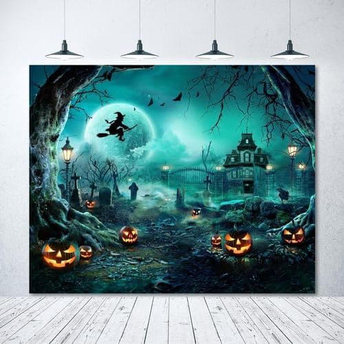 Halloween party backdrop
