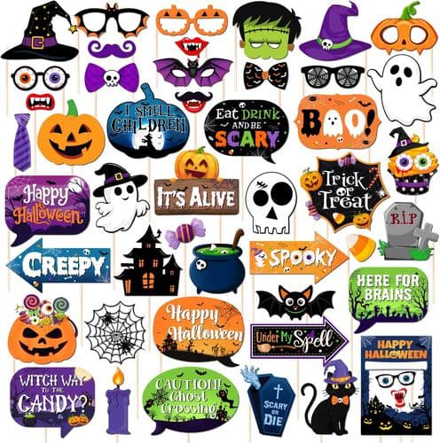 Halloween photo booth props