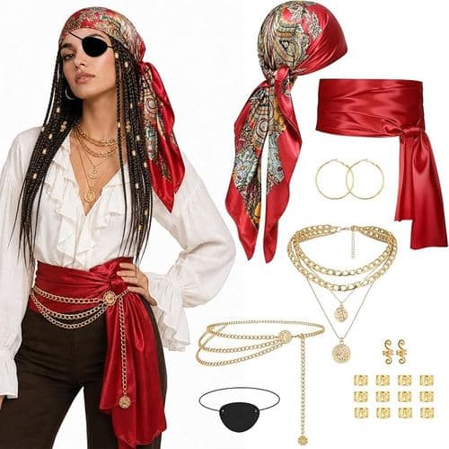 Pirate costume set