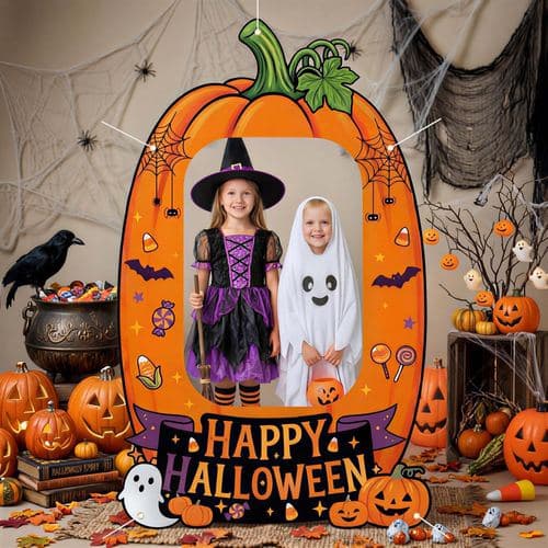 Giant Halloween photo booth