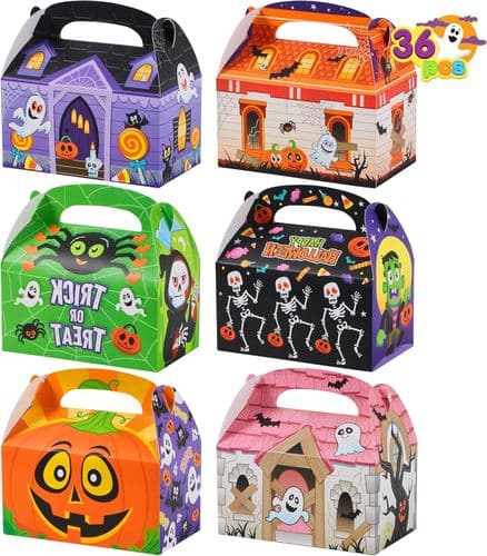 Halloween treat boxes
