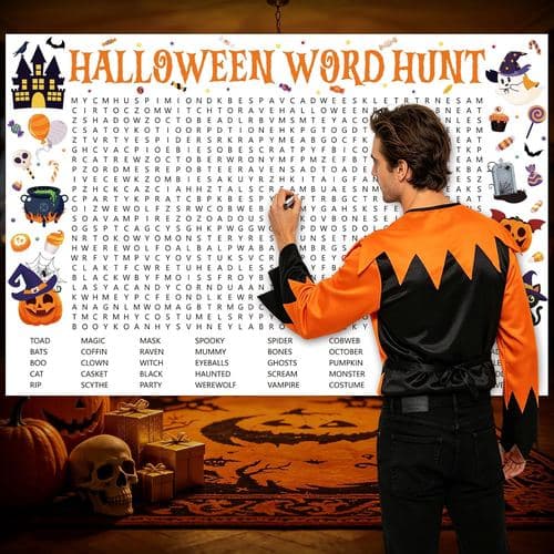 Halloween word hunt
