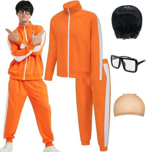 Zip-up tracksuit costume