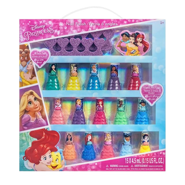 Kids' Peel-Off Nail Polish Set (15 Colors)
