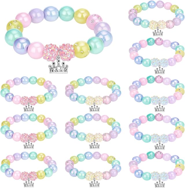 Princess Pastel Bracelets (12-Pack)