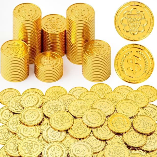 JOYIN plastic gold coins