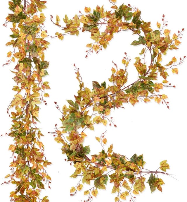 Fall maple leaf garland