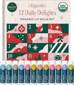Organic Lip Balm Advent Calendar
