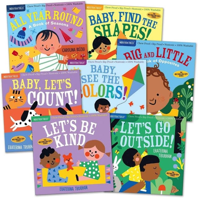 Indestructibles Baby Book Set