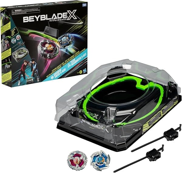Beyblade X Xtreme Battle Set with Beystadium Arena