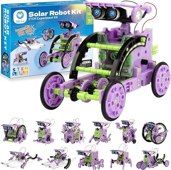 Sillbird 12-in-1 Solar Robot Building Kit