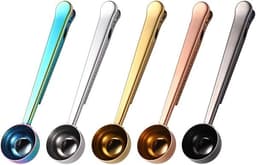 Coffee Scoop with Bag Clip, 5-Pack
