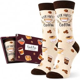“But First Coffee” Coffee Lover Socks
