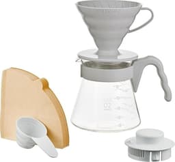Hario V60 Pour Over Coffee Starter Set, Size 02