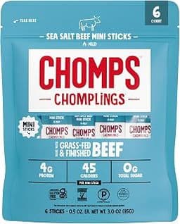 Chomps Sea Salt Beef Chomplings 6-Pack
