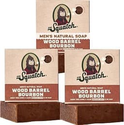 Dr. Squatch Wood Barrel Bourbon Bar Soap