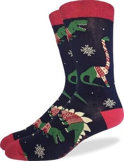 Good Luck Sock Dinosaurs in Christmas Sweaters Socks